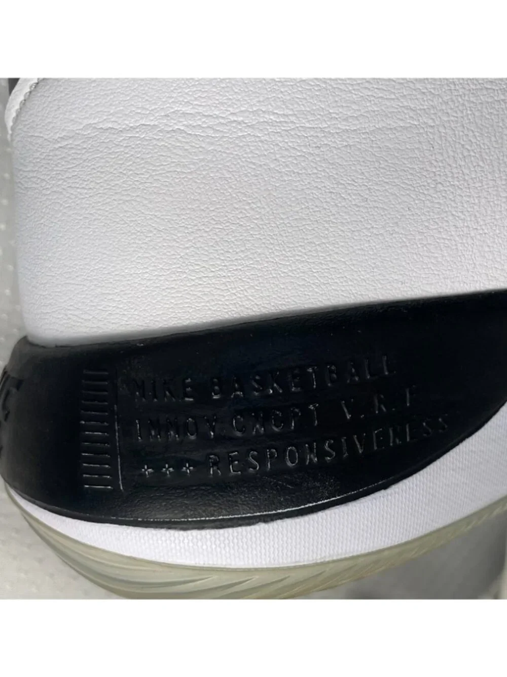 Nike AlphaDunk Basketball Shoes Mens 12 White Black CN9491-107 High Top Sneakers